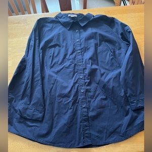 Woman within button up